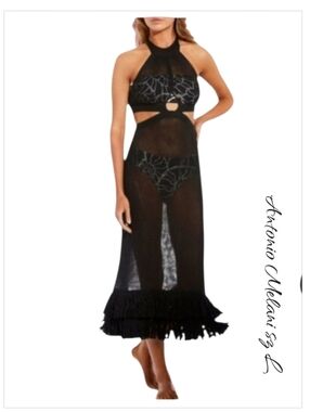 MWT Antonio Melani Cover Up Dress Maxi Sz Large